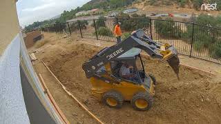 Pool Time Lapse  Gunite [upl. by Aliakam221]