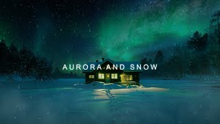 Aurora and Snow  Escapist Dark Ambient Music for Mental Tranquility [upl. by Doomham133]