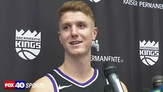 Kings shooting guard Kevin Huerter  Sacramento Kings Media Day 2024 [upl. by Natty892]