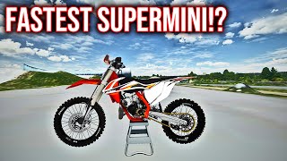 RIDING THE FASTEST SUPERMINI YOU WILL EVER SEE IN MX BIKES [upl. by Weikert]