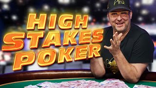 Crazy Cash Game with Phil Hellmuth  High Stakes Poker E10 [upl. by Odareg]