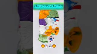 Emoji Color Mixing insideout2 satisfying viralvideo colors popitemoji [upl. by Lovich]