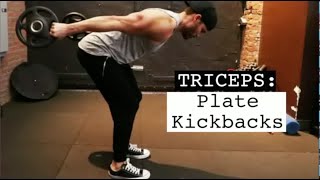 Triceps Plate Kickbacks [upl. by Talbert849]