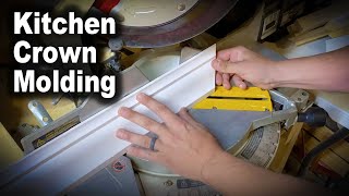 How to Cut Crown Molding  Cope Inside and Outside Corner 45º  225º [upl. by Wertheimer]