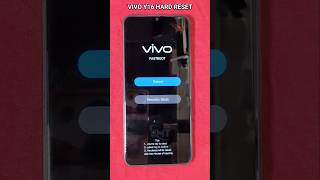 Vivo Y16 Hard Reset 2024  Vivo Y16 Frp Bypass  shorts [upl. by Krakow]