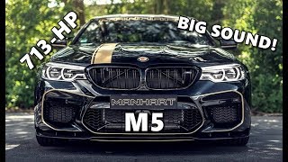 Manhart BMW M5 2018  Brutal Sound [upl. by Salome]