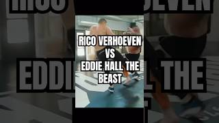 RICO VERHOEVEN VS EDDIE HALL kickboxing k1 fight ricoverhoeven eddiehall lowkick kick fyp [upl. by Marcellus]