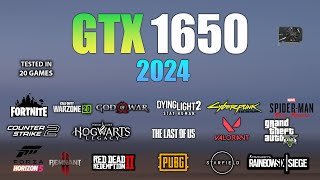 GTX 1650  Test in 20 Games in Late 2023  GTX 1650 Gaming Test [upl. by Anhavas]