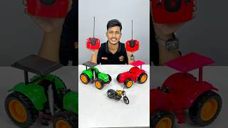 2 Best Remote Control Tractor  RC Tractor Red Colour and Blue [upl. by Auhoj]