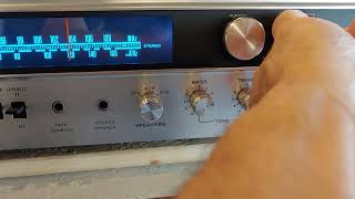 1970 Vintage Sherwood S7100A Receiver DEMO [upl. by Selby376]