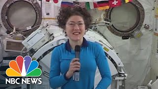 Female Astronaut Christina Koch Wants To Inspire Next Generation Of Explorers  NBC News NOW [upl. by Nava]