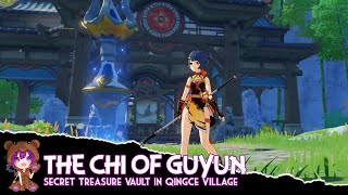 Genshin Impact  The Chi of Guyun Treasure Vault by waterfall in Qingce Village  Luxurious Chest [upl. by Saber252]