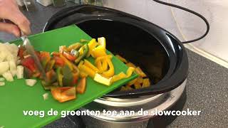 Rundvlees in mosterdsaus uit de slowcooker  Crockpot [upl. by Town753]