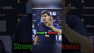 Know Your Strength and Weakness 😱  IIT Motivation shorts iitbombay [upl. by Nalyac]