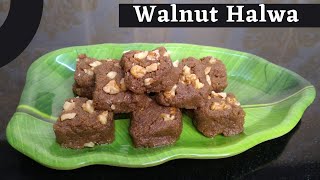 Walnut Halwa Recipe with English Subtitles  Akhrot Halwa Recipe  My Sweet Homes Kitchen [upl. by Azmuh157]