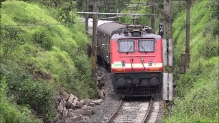 Bhusawal Pune Express Beautifully Curving amp Ascending Scenic Khandala Ghat On Monsoon Morning [upl. by Paulson694]