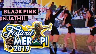 BLACKPINK NJATHIL How You Like That LIVE DANCE JATHILAN FESTIVAL MERAPI [upl. by Gerty540]