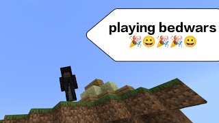 playing Minecraft bedwarsserver ip mcmineberrycomminecraft minecraftjavaedition gaming [upl. by Ardy30]