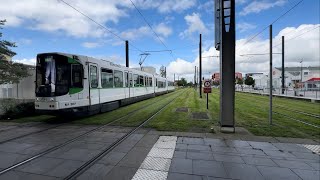 Tramway de Nantes  Ligne 1  TFS  Voyage de la gare de Nantes à Haluchère Batignolles Beaujoire [upl. by Ambrosius]