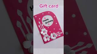 Easy Gift Card homemadecard diy greetingcard [upl. by Otrebla]