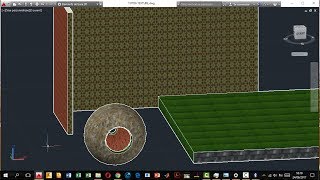 AUTOCAD 3D Part 4  RENDU 3D AVEC DES TEXTURES [upl. by Worth]