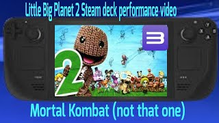 RPCS3 Steam Deck LBP2 Mortal Kombat Full Version [upl. by Byers]