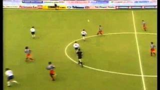 Luton Town 20 Derby County 1991  Mick Harfords deliberate own goal [upl. by Matilda807]