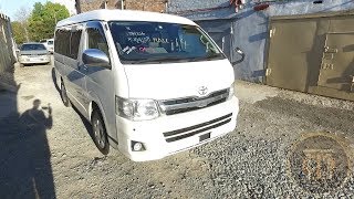 Toyota Hiace GL 27 4WD Бензин 2012 года грузопассажирская версия [upl. by Burch956]