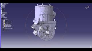 Two stroke engine in Catia [upl. by Casimire]