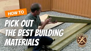 How To Choose The Right Lumber amp Build The Ultimate Shed [upl. by Rustice816]