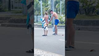 🇧🇷 Tourists Enjoying Ipanema Beach shorts [upl. by Ettezyl]