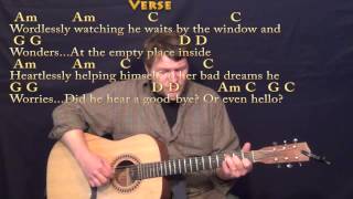 Helplessly Hoping CSNampY Fingerstyle Guitar Cover Lesson with ChordsLyrics [upl. by Secunda]