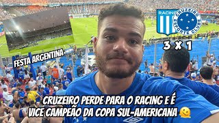 Cruzeiro perde a final da Copa SulAmericana contra o Racing ðŸ« [upl. by Uhayile471]