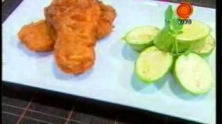 La receta milanesas de costeleta con zucchini al horno pt4 201101113gp [upl. by Haliehs42]