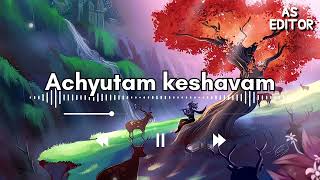 Achyutam Keshavam Krishna Damodaram Song  Shreya Ghoshal  Krishna Bhajan [upl. by Yrreb]