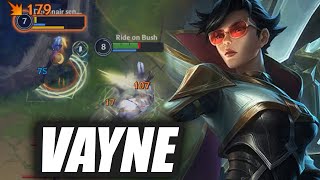 Dragonslayer Vayne Wild Rift Skin Spotlight [upl. by Aymik]