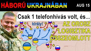 Aug 15 A kurszki zűrzavar Az ukránok blokkolják és megsemmisítik az orosz erősítéseket [upl. by Elata]