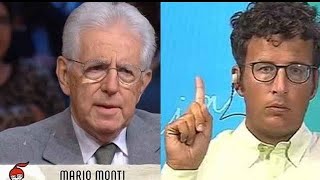 DIEGO FUSARO sbugiarda MARIO MONTI in diretta su euro e UE Caos in studio a RAI3 [upl. by Alamaj]