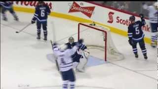 Phil Kessels Goal  Leafs 3 vs Jets 2  Feb 7th 2013 HD [upl. by Ennahoj]