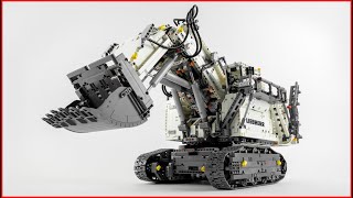 LEGO TECHNIC 42100 Liebherr R 9800 Speed Build  Brick Builder [upl. by Pooi]