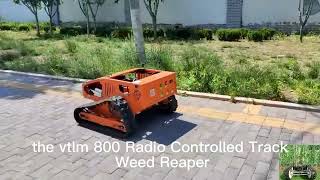 cutting width 800mm remote controlled brush cutter best price for sale China manufacturer factory [upl. by Errol157]