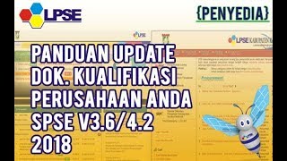 SEGERA UPDATE DOKUMEN KUALIFIKASI PERUSAHAAN ANDA LPSE [upl. by Akimik]