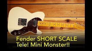 THE BIG SHORT Fender Short Scale Telecaster Small Size Big Sound [upl. by Ginsburg4]