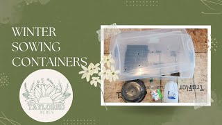 Ultimate Winter Sowing Guide Part 2 Best Containers for Winter Sowing  Top Tips Vessel Selection [upl. by Ordnasela638]