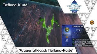 WasserfallJagd TieflandKüste Chasing Waterfalls Lowland Shore  Erfolg  Guild Wars 2 JW [upl. by Ainevul]