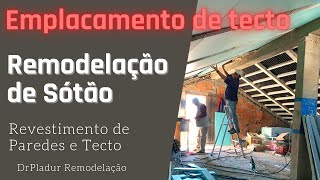 Emplacamento de sótão arrecadação muito lindo betonilha pintura e muito mais DrPladur Remodelação [upl. by Reisman920]