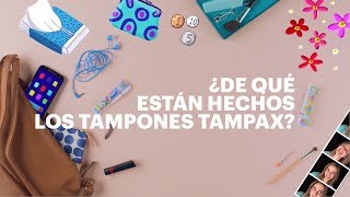 ¿De qué están hechos los tampones TAMPAX [upl. by Winonah]