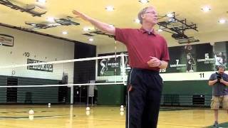 The Art of Coaching Volleyball  6 Skills Overview Serving part 1 [upl. by Nivag]