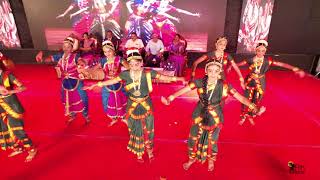 Pragathi Vidyanikethana Annual Day 2023 24 Welcome Dance [upl. by Lorou253]