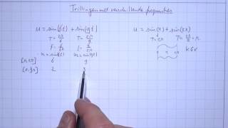 VWO5wisB11H129 Trillingen met verschillende frequenties [upl. by Clorinda]